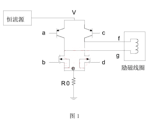 电磁流量计励磁控制系统示意图